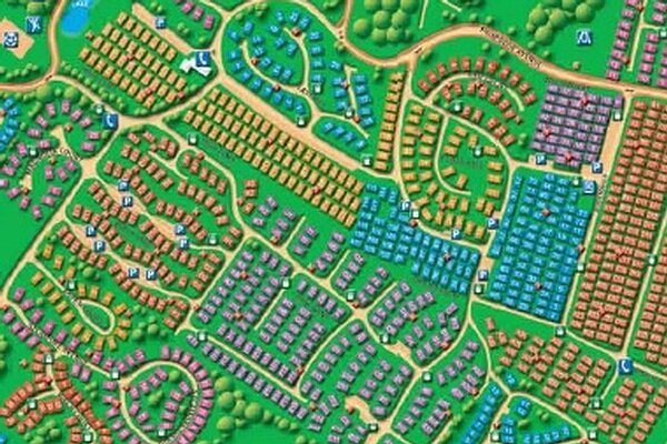 Rockley Park Holiday Park Park Map